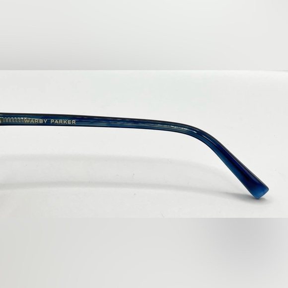 Warby Parker Garrett 953 Blue Oval Sunglasses Frames Only - Picture 7 of 8